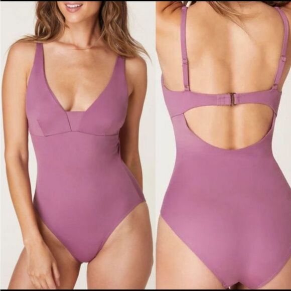 Andie Other - Andie Tahiti Cactus Flower One Piece Swim Suit Size S